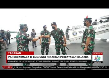 Pangkoarmada II Kunjungi Perairan Perbatasan Kaltara