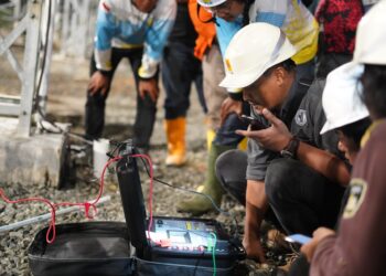 Line 1 SUTT 150KV Tanjung Redeb-Tanjung Selor Berhasil Energize, Kelistrikan Kaltim-Kaltara Kini Terhubung
