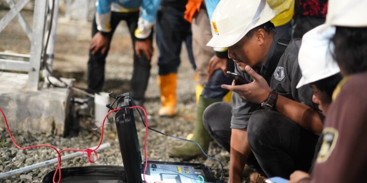 Line 1 SUTT 150KV Tanjung Redeb-Tanjung Selor Berhasil Energize, Kelistrikan Kaltim-Kaltara Kini Terhubung