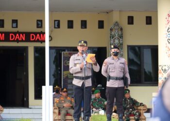 POLRES MALINAU GELAR APEL OPERASI ZEBRA 2022