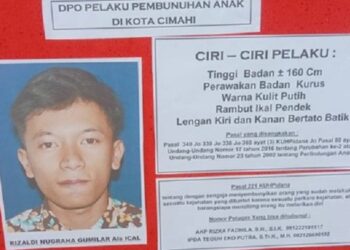 Rizaldi Nugraha Gumilar pelaku pembunuhan bacah pulang mengaji