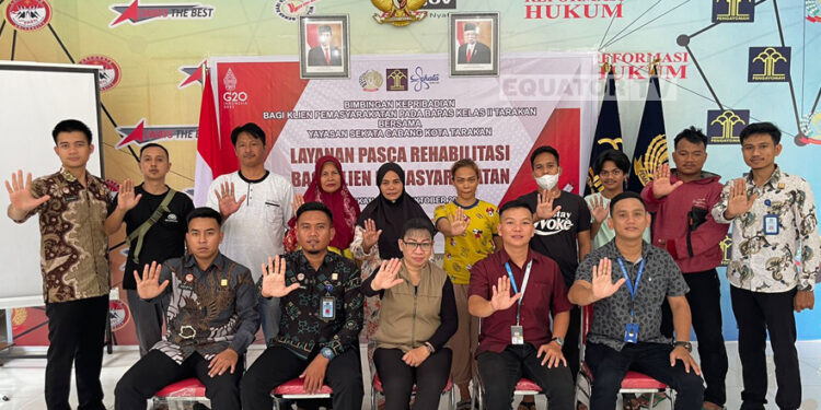 Bapas Tarakan Selenggarakan Bimbingan Kepribadian Pasca Rehabilitasi untuk Klien