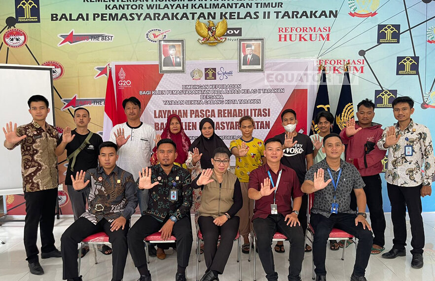 Bapas Tarakan Selenggarakan Bimbingan Kepribadian Pasca Rehabilitasi untuk Klien