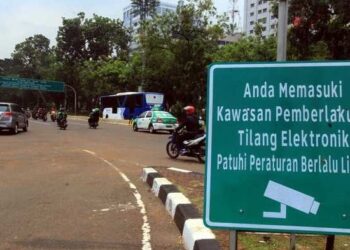 Ilustrasi tilang elektronik