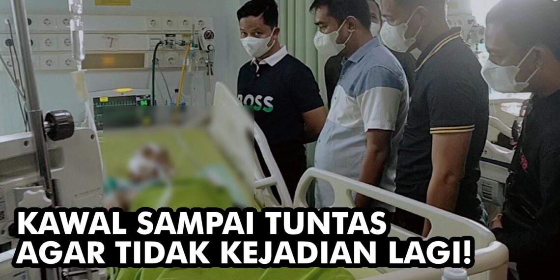 Jenguk Warganya di Rumah Sakit, Ibrahim Ali Ajak Jaga Kondusifitas Bersama