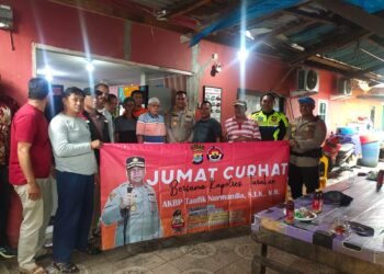 Curhat ke Kapolres  Warga beringin Minta Ada Patroli Rutin di Jam Rawan