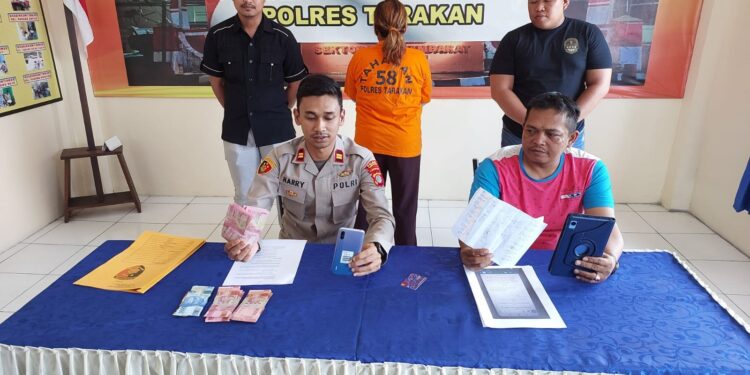 Berperan sebagai operator togel, seorang wanita diamankan Polisi
