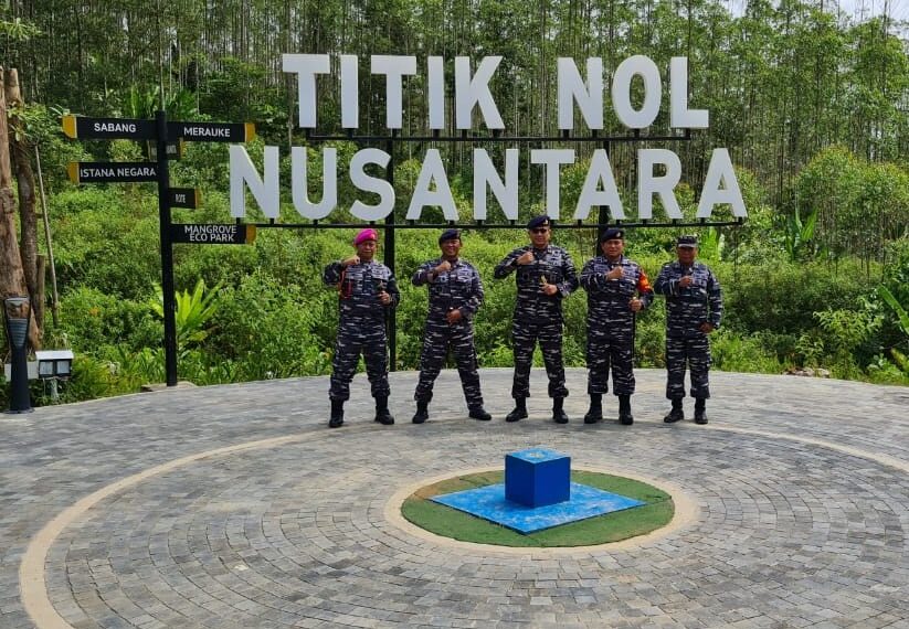 Komandan LANTAMAL XIII Tinjau Keamanan Jalur Laut Menuju Lokasi IKN di Provinsi Kalimantan Timur