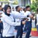 Tingkatkan kemampuan Personel dan kesehatan, Lantamal XIII gelar senam bersama latihan menembak