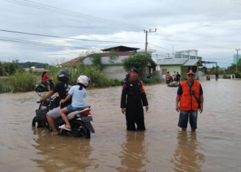 Banjir Melanda Malinau Kota, Permukaan Air Capai Lutut Orang Dewasa