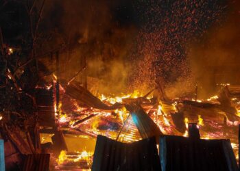 Tragedi Kebakaran Menghanguskan Rumah dan Cafe di Bulungan, Empat Korban Jiwa Meninggal Dunia