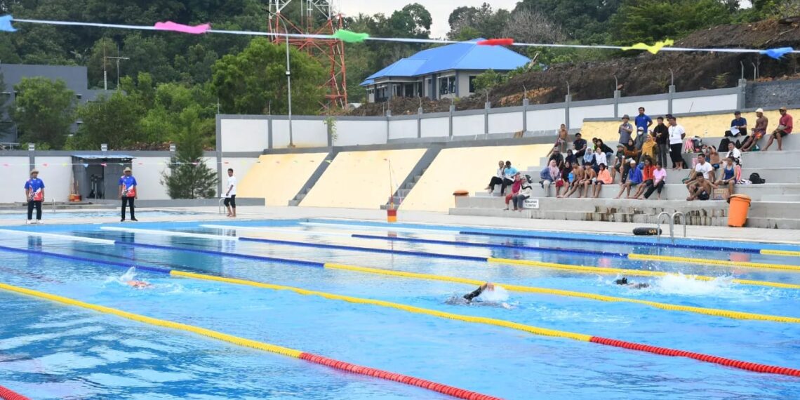 Kolam Renang Tirto Sagoro 10 LANTAMAL XIII Terpilih Sebagai Ajang O2SN Pelajar Propinsi Kaltara