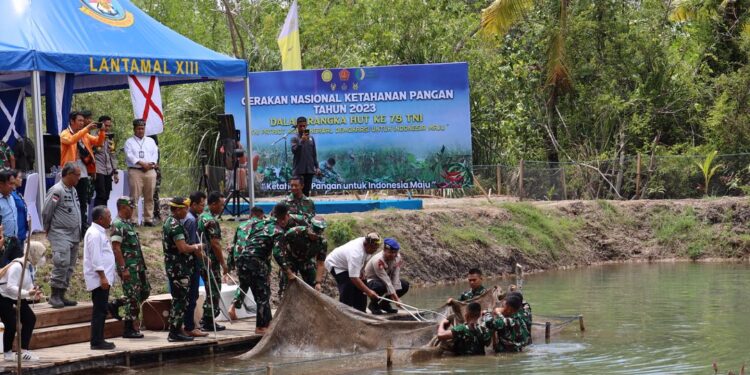 Wapres Ma’ruf Amin Mendorong Ketahanan Pangan di Acara Peringatan HUT ke-78 TNI