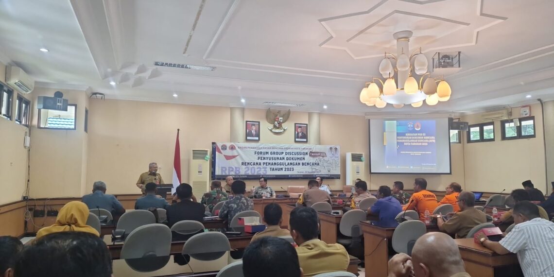 FGD-Tahap III Wujud Finalisasi Penyusunan Dokumen Penanggulangan Bencana Prioritas Di Kota Tarakan