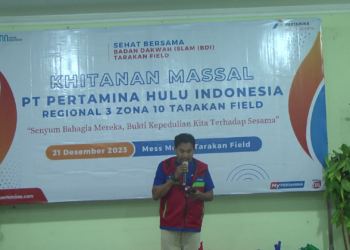 Badan Dakwah Islam-PT. Pertamina Hulu Regional 3 Zona 10 Fields Gelar Bhakti Sosial Kitanan Massal