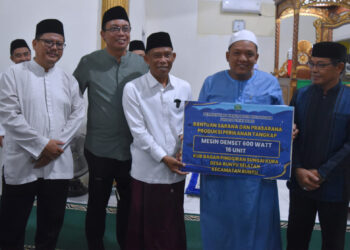 Bupati Bulungan Tarawih di Bunyu