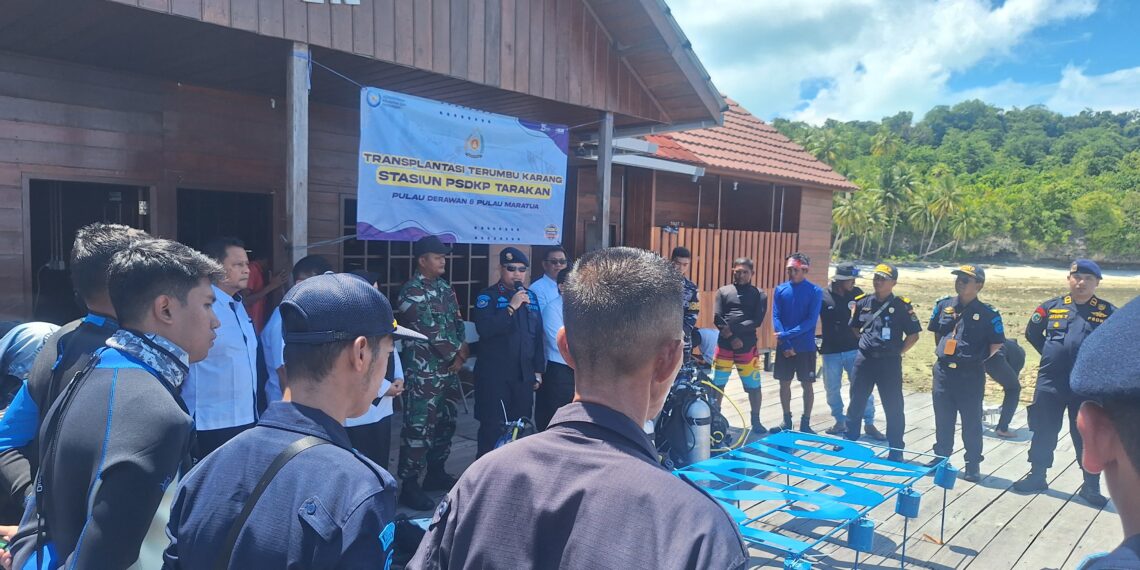 Selamatkan Ancaman Terumbu Karang Maratua ! PSDKP Tarakan Lakukan Kolaborasi