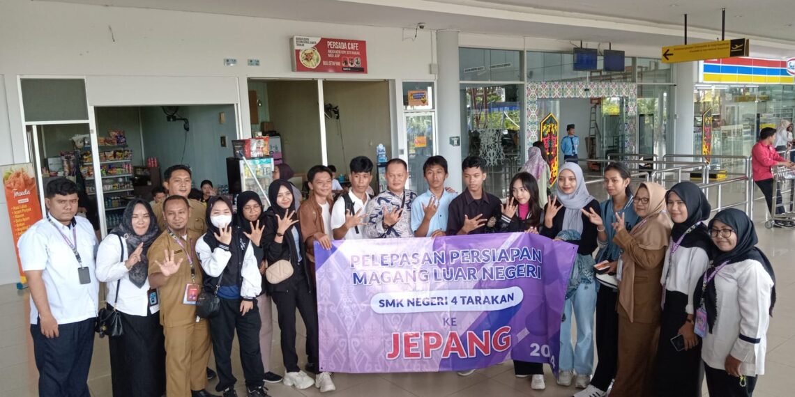 SMKN 4 Tarakan Gelar Pelepasan Persiapan Magang Ke Jepang Bagi 10 Siswa Jurusan DKV