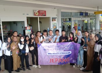 SMKN 4 Tarakan Gelar Pelepasan Persiapan Magang Ke Jepang Bagi 10 Siswa Jurusan DKV