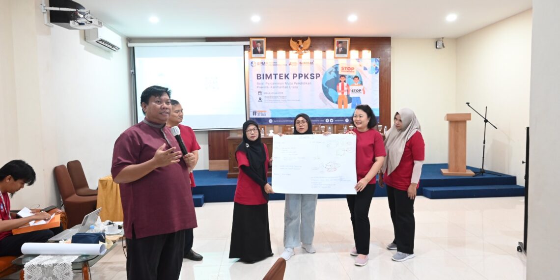 Dinsos PM Tarakan Libatkan Peksos Dan Pendamping Rehsos Ikuti Bimtek Pencegahan Penanganan Kekerasan Pada Satuan Pendidikan (PPKSP)