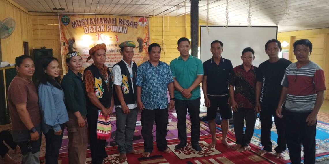 Mubes 3 Dayak Punan: Punan Johan B Terpilih Sebagai Ketua Adat  Periode 2024-2029