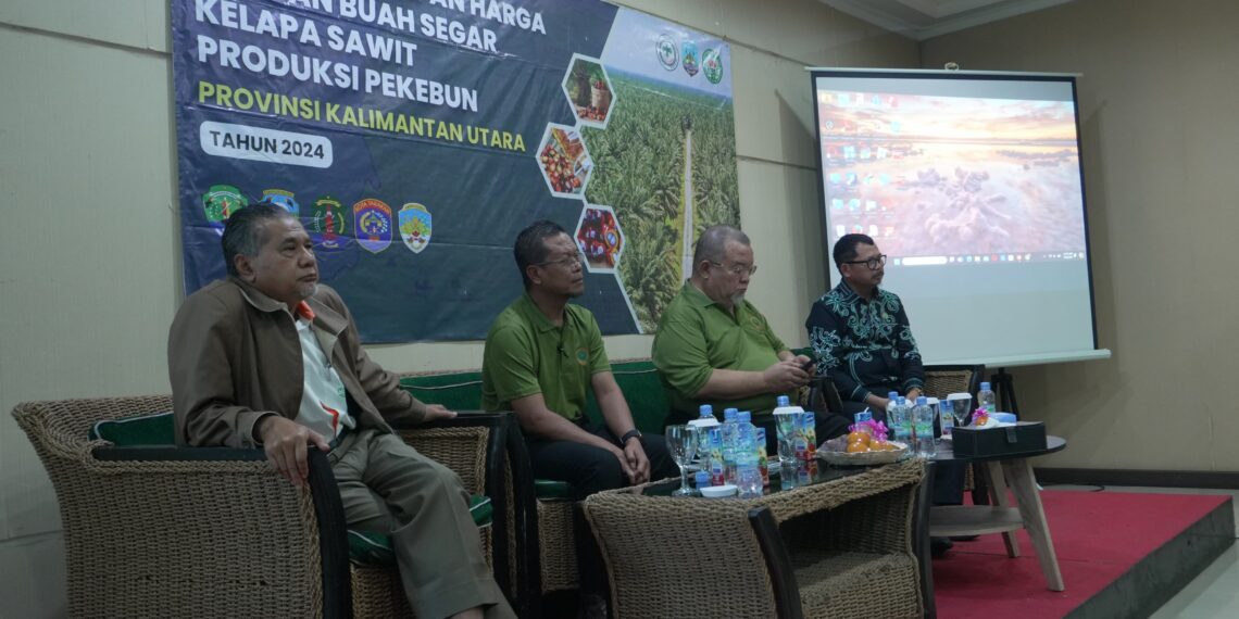 Rapat Penerapan Harga Tandan Buah Segar Kelapa Sawit Produksi Pekebun Di Kalimantan Utara Digelar Di Tarakan