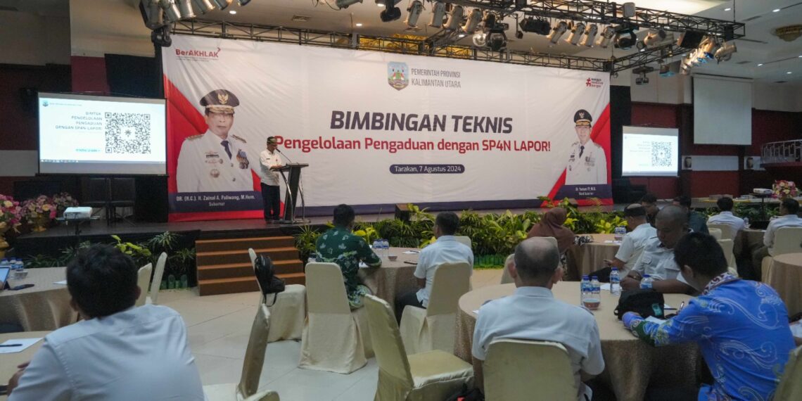 Perbaiki Kinerja Dan Layanan Publik: Pemprov Kaltara Gelar Bimtek SP4N LAPOR
