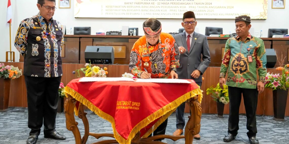 Pemprov Kaltara Bersama DPRD Sepakati Rancangan Perubahan KUA-PPAS