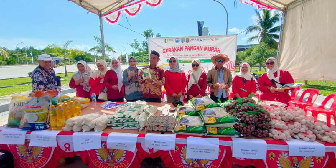 Dinas Pertanian Kaltara Laksanakan Gerakan Pangan Murah Di 13 Pos Lintas Batas Negara