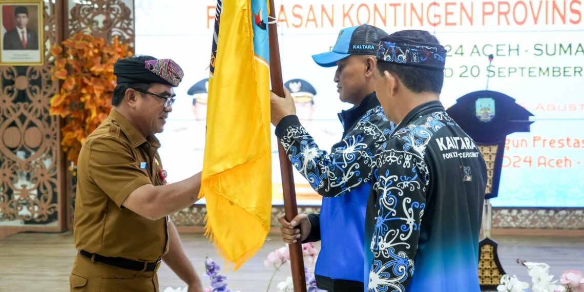 Bertolak Ke Aceh-Sumut Sekprov Sampaikan Pesan Untuk Kontingen Kaltara