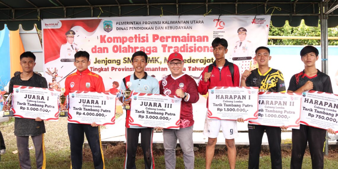 Disdikbud Kaltara Bangkitkan Kembali Permainan Dan Olahraga Tradisional Lewat Kompetisi Antar SMA/SMK