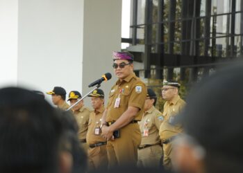 Sekprov Kaltara Pimpin Apel Awal Pekan Sampaikan Lima Arahan
