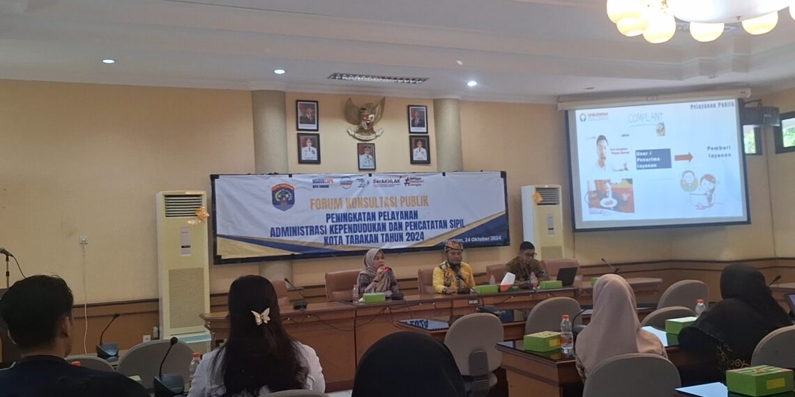 Forum Konsultasi Publik Disdukcapil Tarakan Soroti Layanan Online Untuk Kaum Rentan Hingga Sanksi Bagi Penyalahgunaan Data KTP