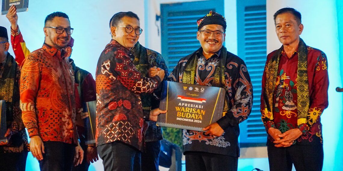 Kaltara Terima Penghargaan Apresiasi Warisan Budaya Indonesia 2024