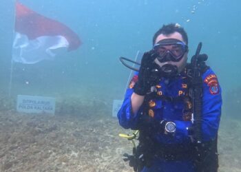 Transplantasi Terumbu Karang! Polairud Polda Kaltara Selamatkan Ekosistem Laut Perbatasan Karang Unarang