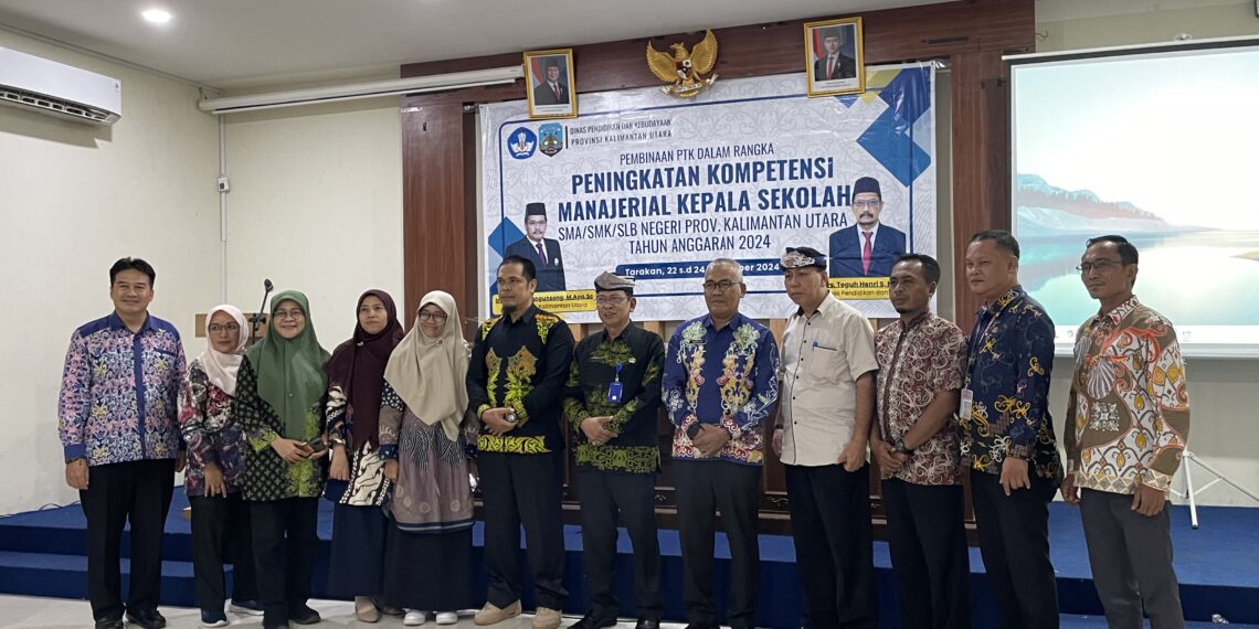 Disdikbud Kaltara Gelar Kompetensi PTK Untuk Para Kepala Sekolah SMA/SMK/SLB