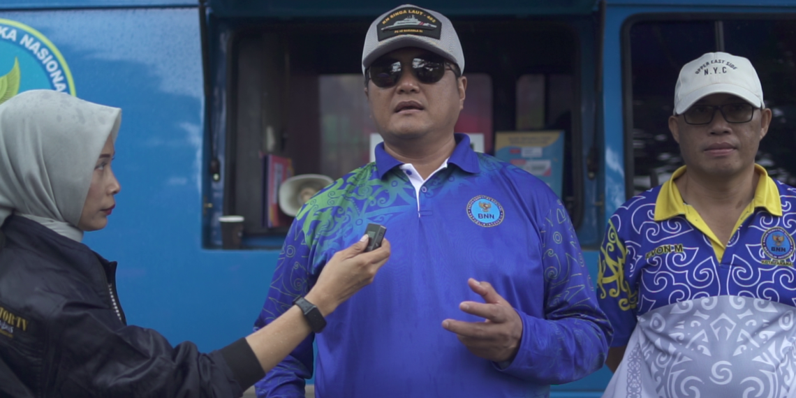 BNN Ajak Warga Tarakan Lawan Narkoba, Hadirkan Tes Urine Gratis Dan Konsultasi di Car Free Day