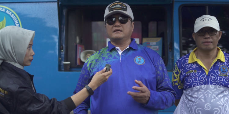 BNN Ajak Warga Tarakan Lawan Narkoba, Hadirkan Tes Urine Gratis Dan Konsultasi di Car Free Day