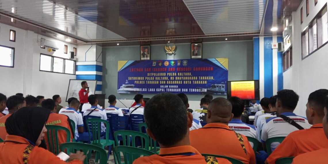 SAR Gabungan Ditpolairud Polda Kaltara, Akan Gelar Simulasi Kapal Terbakar Dan Tenggelam