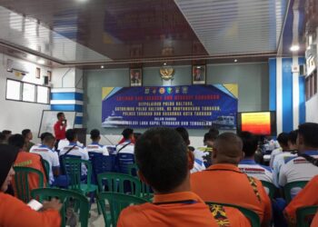 SAR Gabungan Ditpolairud Polda Kaltara, Akan Gelar Simulasi Kapal Terbakar Dan Tenggelam