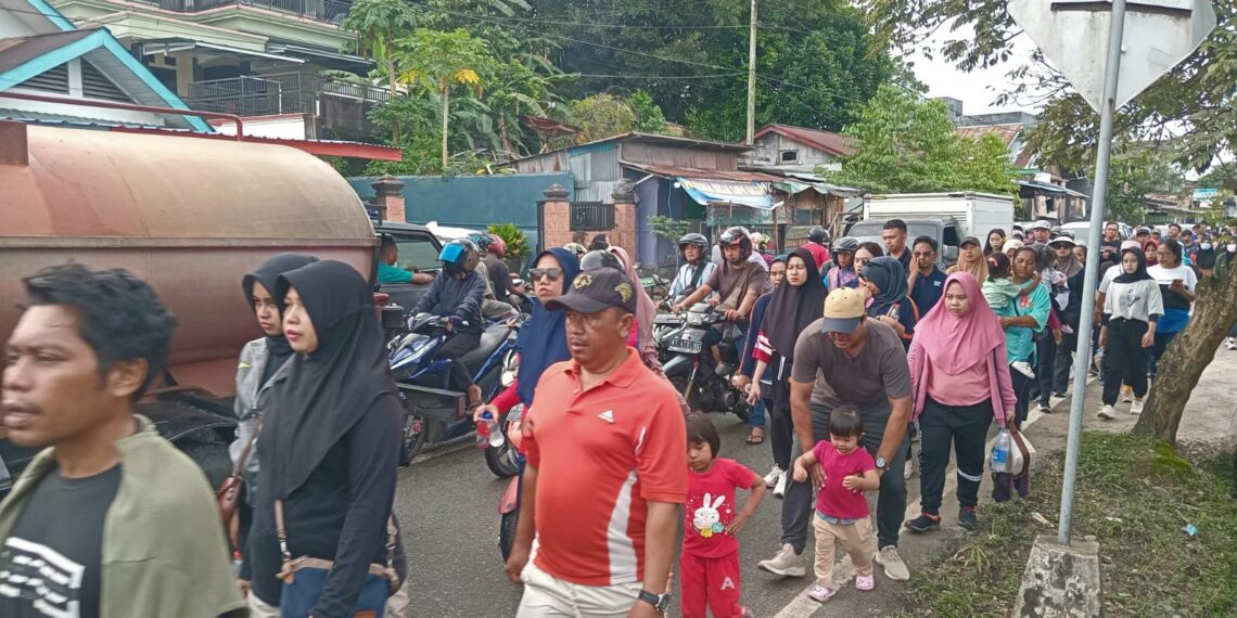 4700 Peserta, Meriahkan Jalan Santai HUT Ke-25, PDAM Tarakan