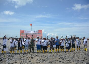 Lindungi Pesisir Dan Ekosistem Daratan, Pertamina Hulu Energi Nunukan Lakukan Aksi Lingkungan Di Bunyu