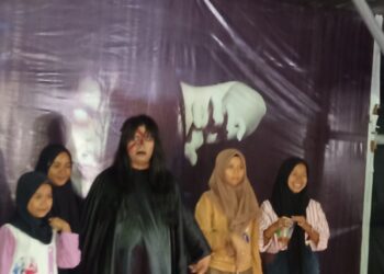 Penyuka Horor ?Kunjungi Wahana Rumah Hantu Hutan Mangrove, Pasar Malam Dan Hiburan Unik Bagi Warga Tarakan