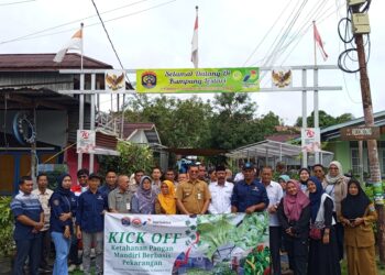 KICK OFF Ketahanan Pangan Mandiri Berbasis Pekarangan Sukses Diluncurkan Di Kampung Empat Tarakan