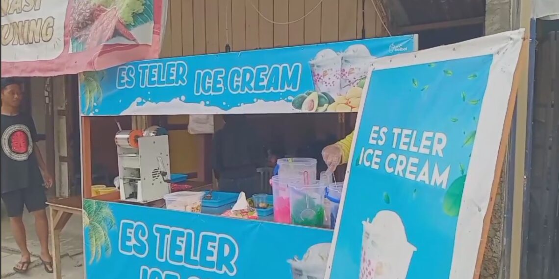 Es Teler, Es Krim Viral Primadona Baru Di Tarakan
