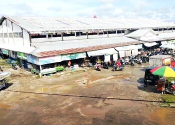 Tunggakan Rp3 Milyar Retribusi Ruko Pasar Induk Tanjung Selor, Per Januari Mulai Ditagihkan