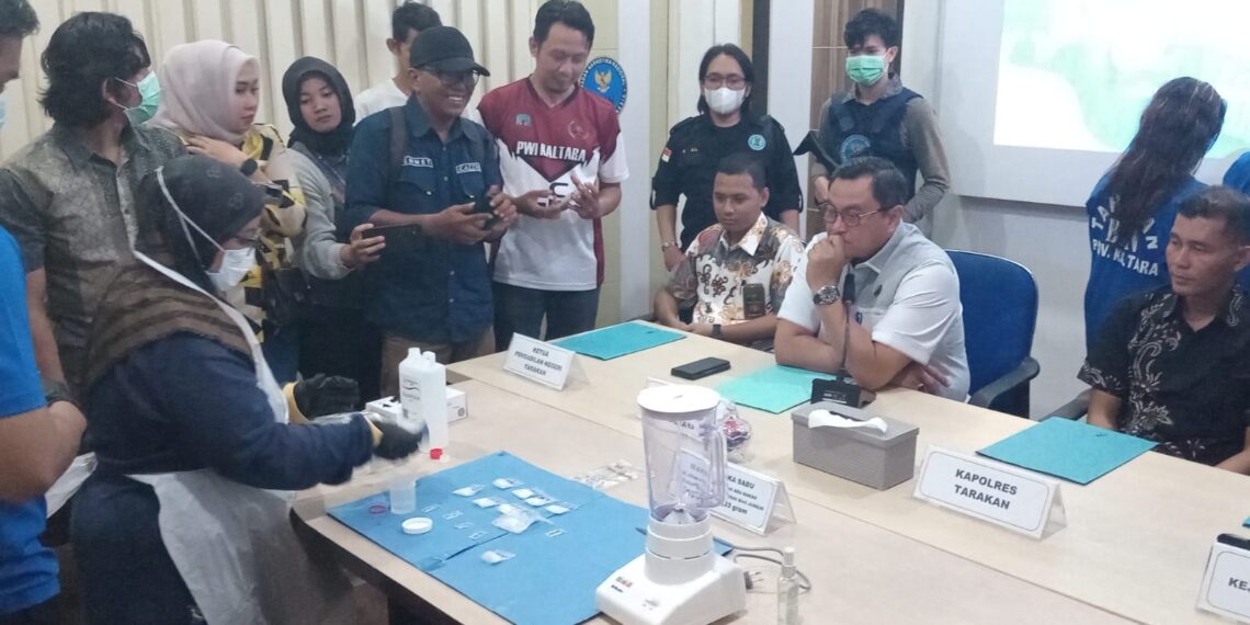 Memutus Mata Rantai Narkoba, BNNP Kaltara Musnahkan Sabu 37,73 Gram!