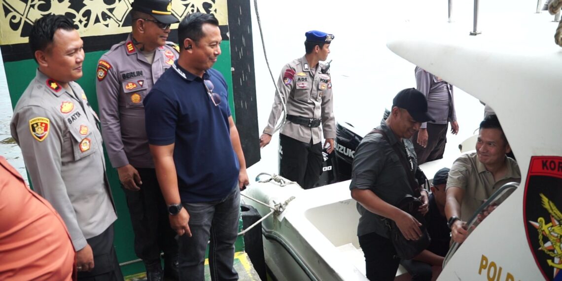 Hari Ketiga, Polairud Lepas Rombongan Delegasi Polis Diraja Malaysia Menuju Tanjung Selor