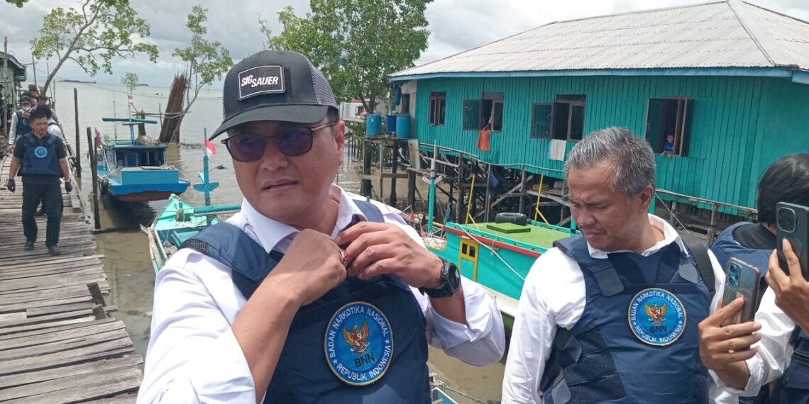 BNNP Kaltara Geledah Rumah Terduga Kurir Sabu!
