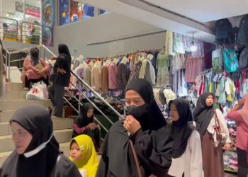 Pusat Pertokoan Gusher Ramayana Tarakan, Mulai Diserbu Warga Jelang Lebaran
